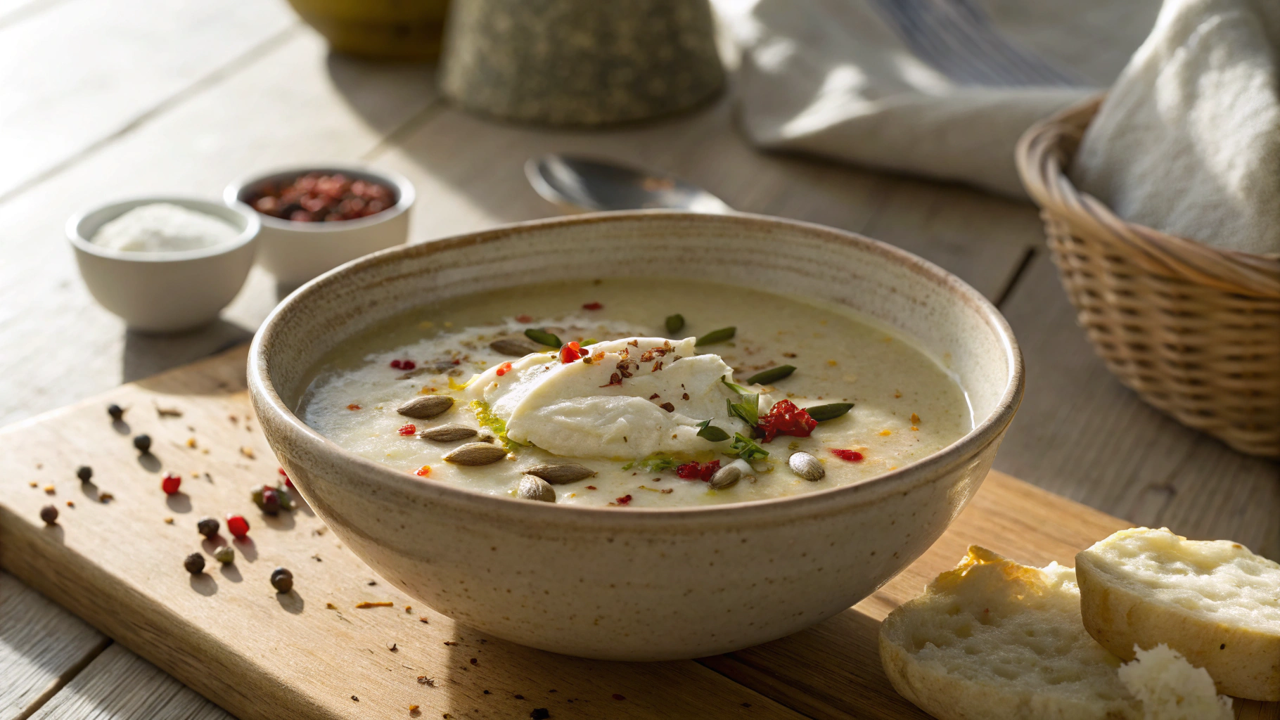 Low Carb Golden Milk Roasted Cauliflower Soup