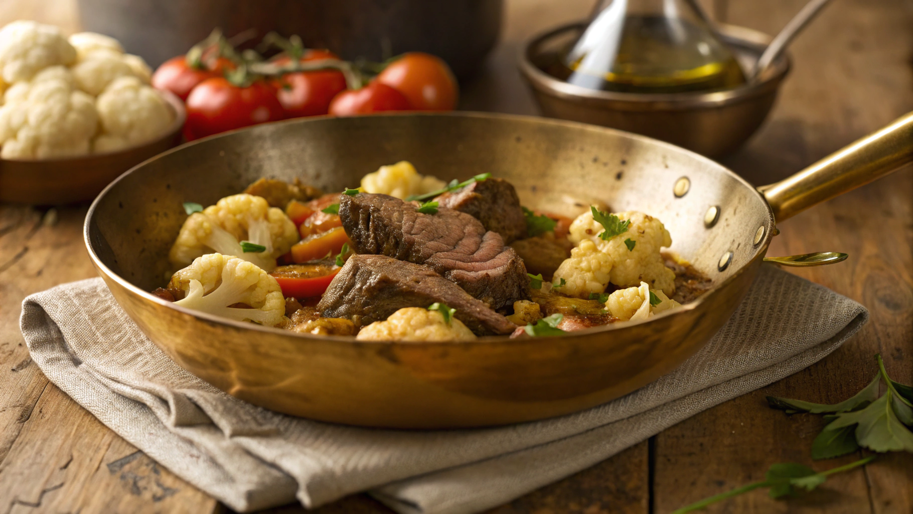 Low Carb Golden Steak Curry