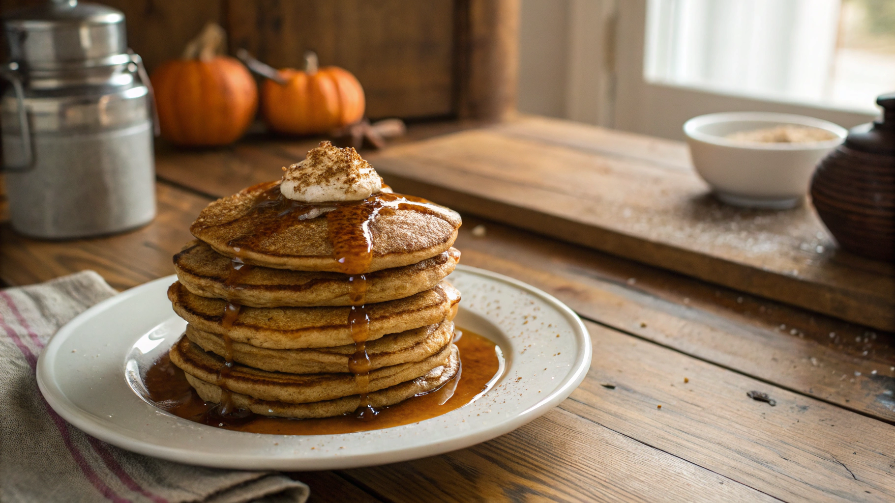 Keto Grain-free Pumpkin Pancakes