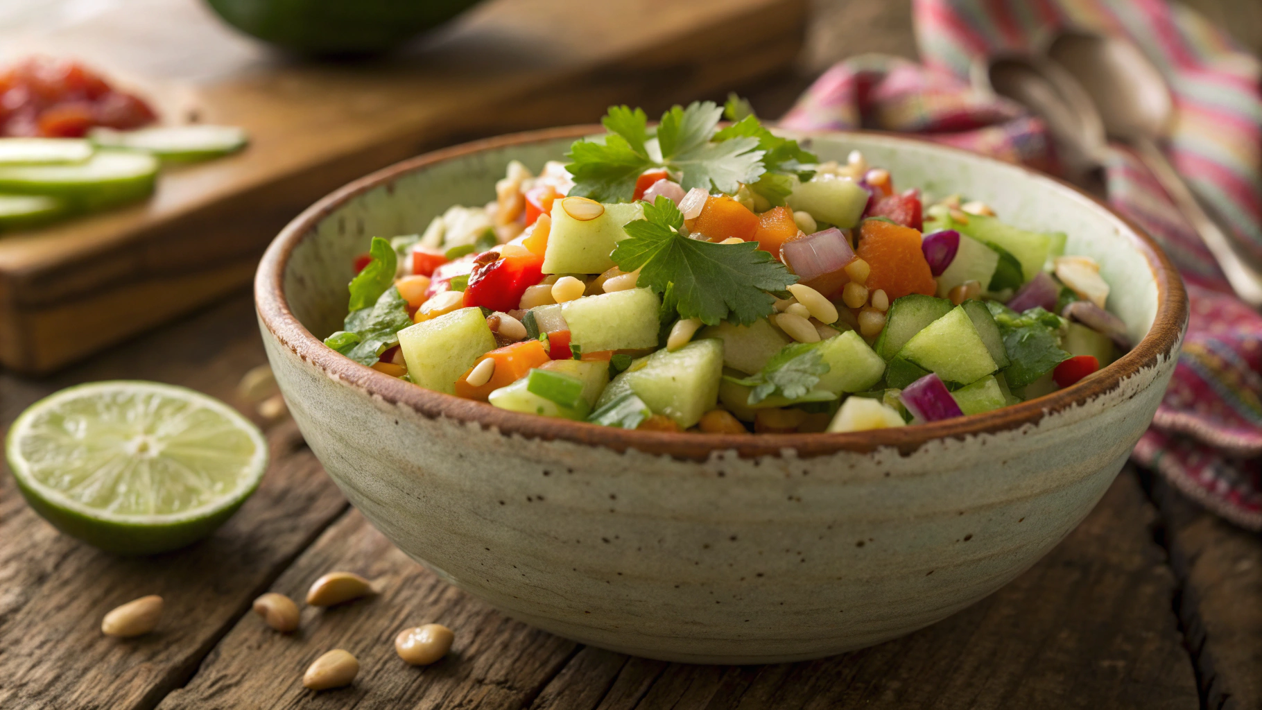Keto “Green Papaya” Salad