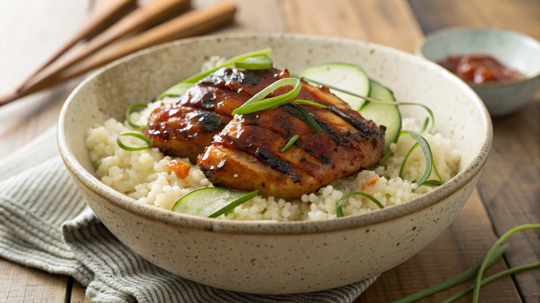 Low Carb Grilled Gochujang Chicken Thighs