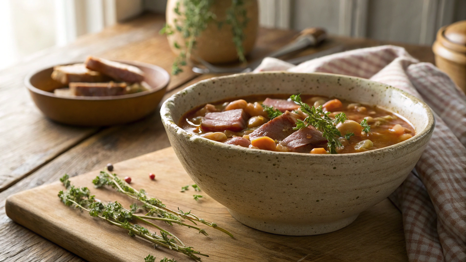 Low Carb Ham & Bean Soup