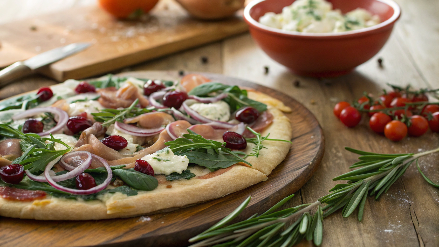 Low Carb Holiday Pizza