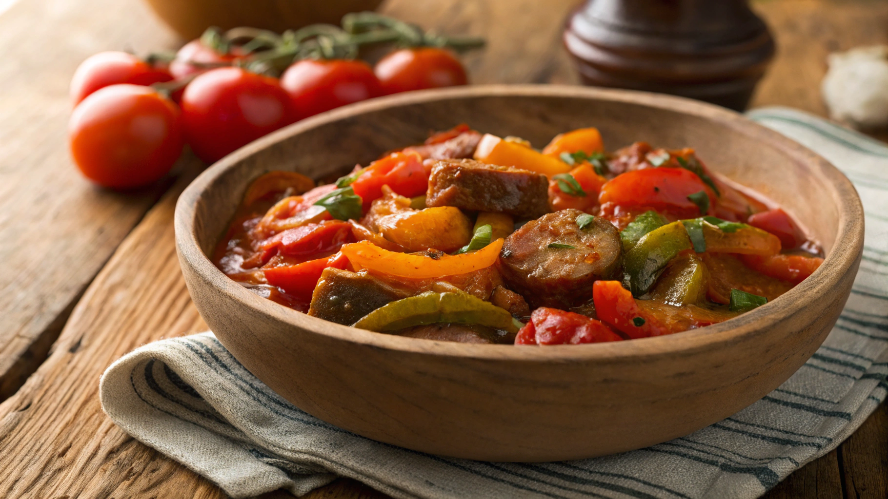 Low Carb Hungarian Sausage Lecsó