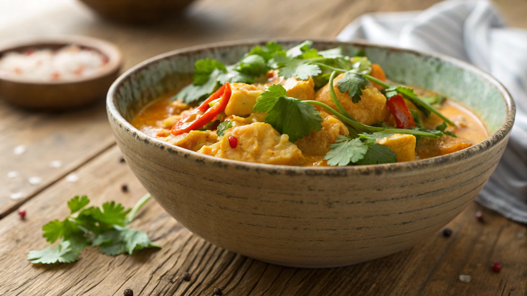 Low Carb Instant Pot "Dump" Style Thai Coconut Curry