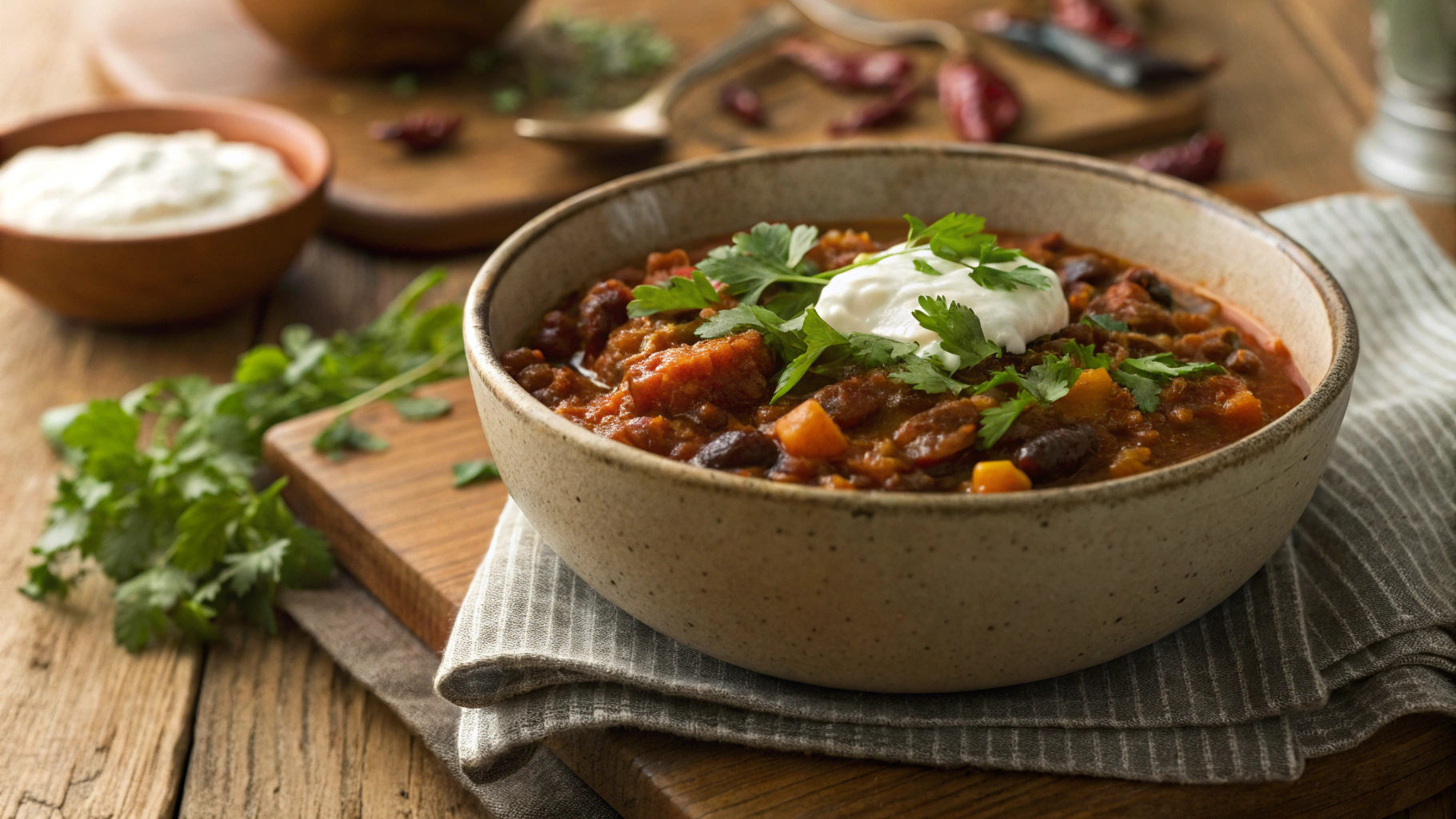 Keto Instant Pot Vegetarian Chili