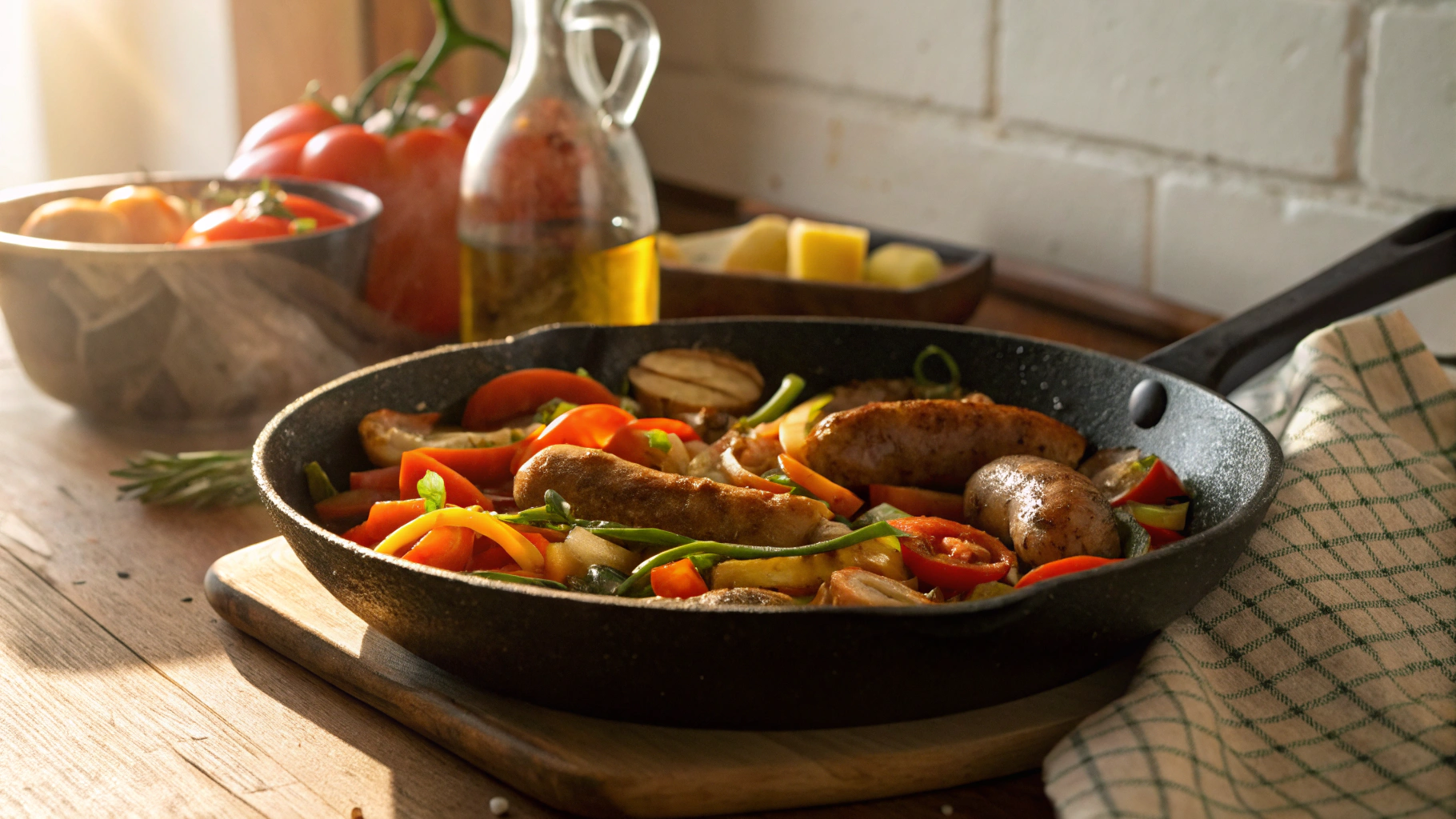 Low Carb Italian Sausage and Veggie Meal Prep