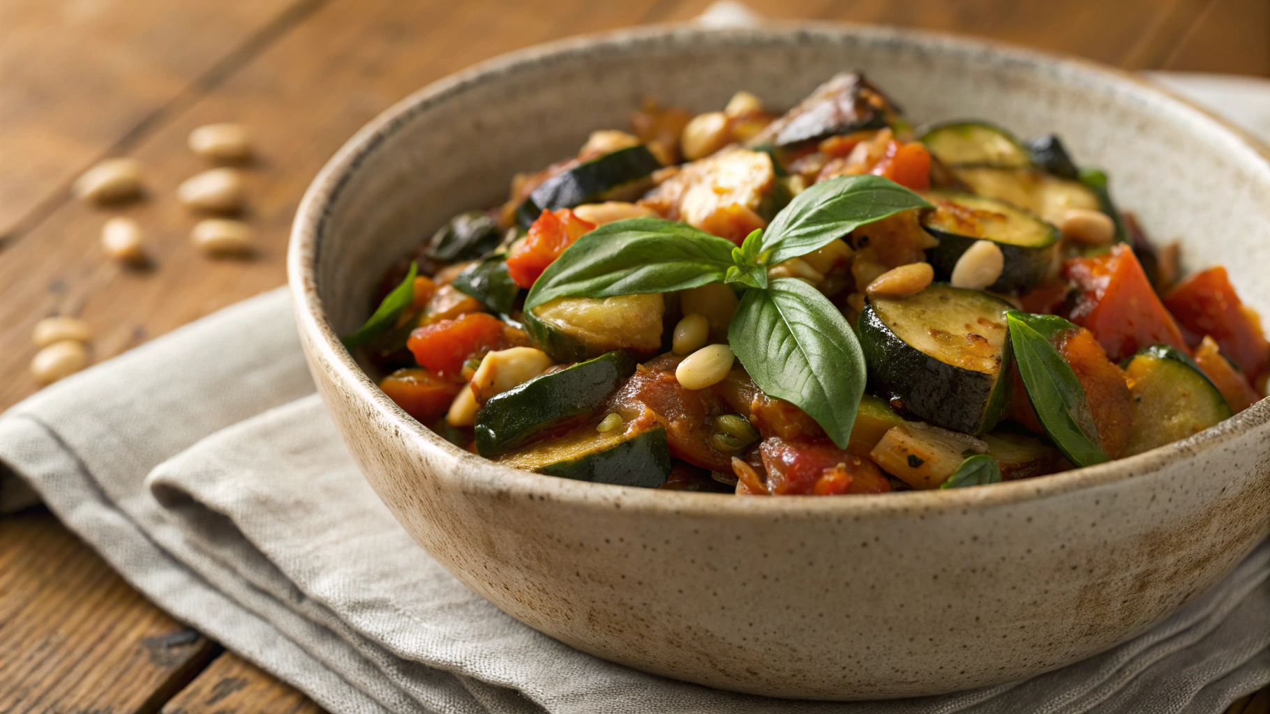 Keto Italian Zucchini Caponata