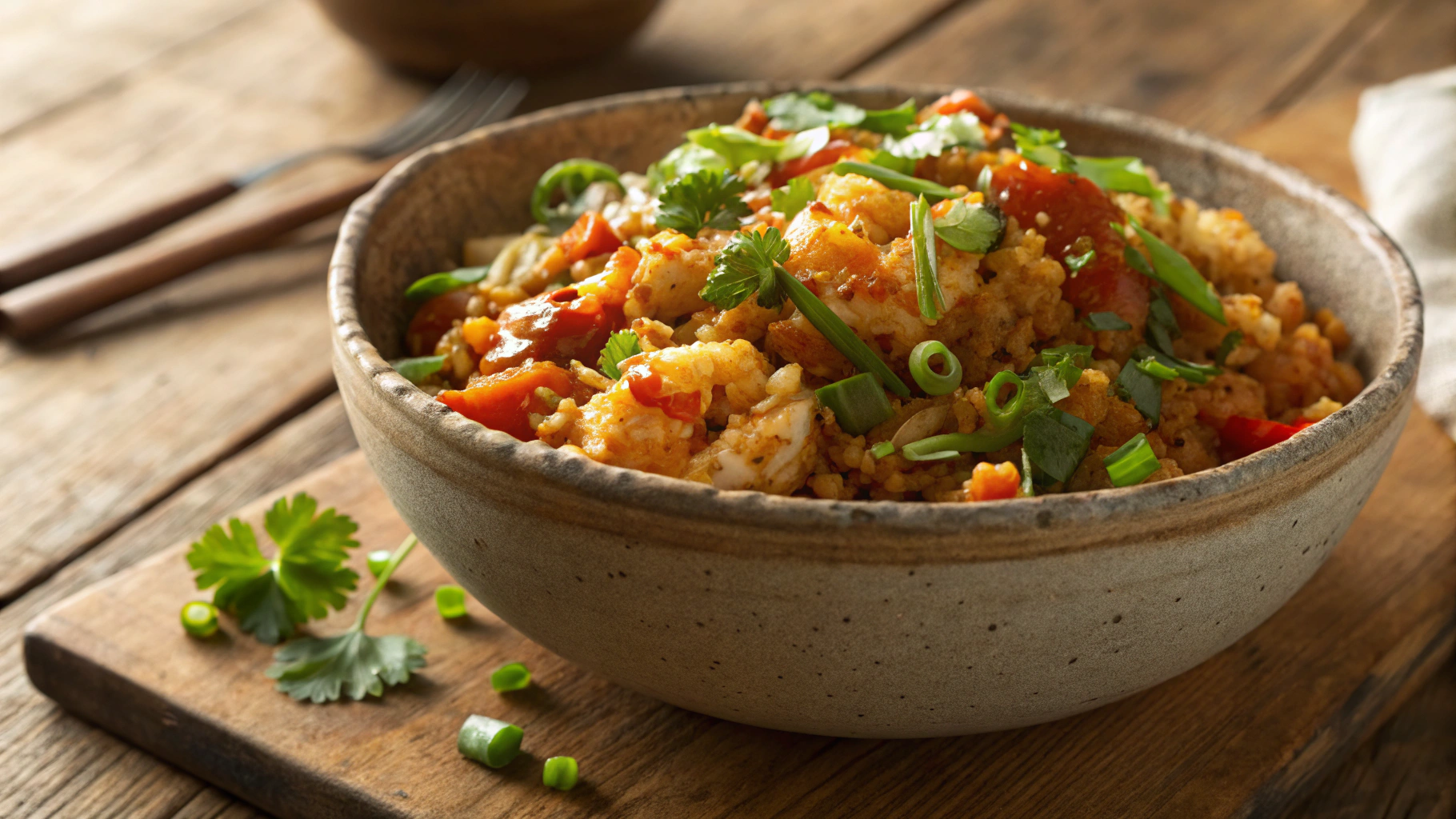Low Carb Jambalaya Fried Rice
