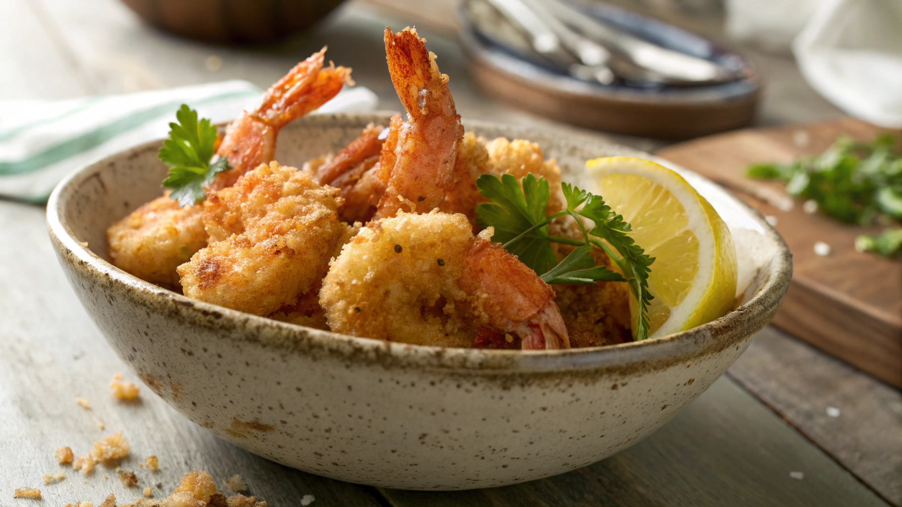 Low Carb Lemon-Parm Jumbo Shrimp