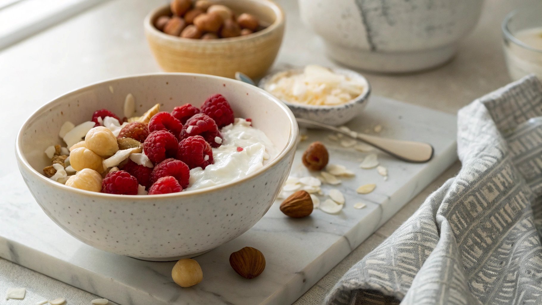 Low Carb Macadamia Nut Coconut Milk Yogurt