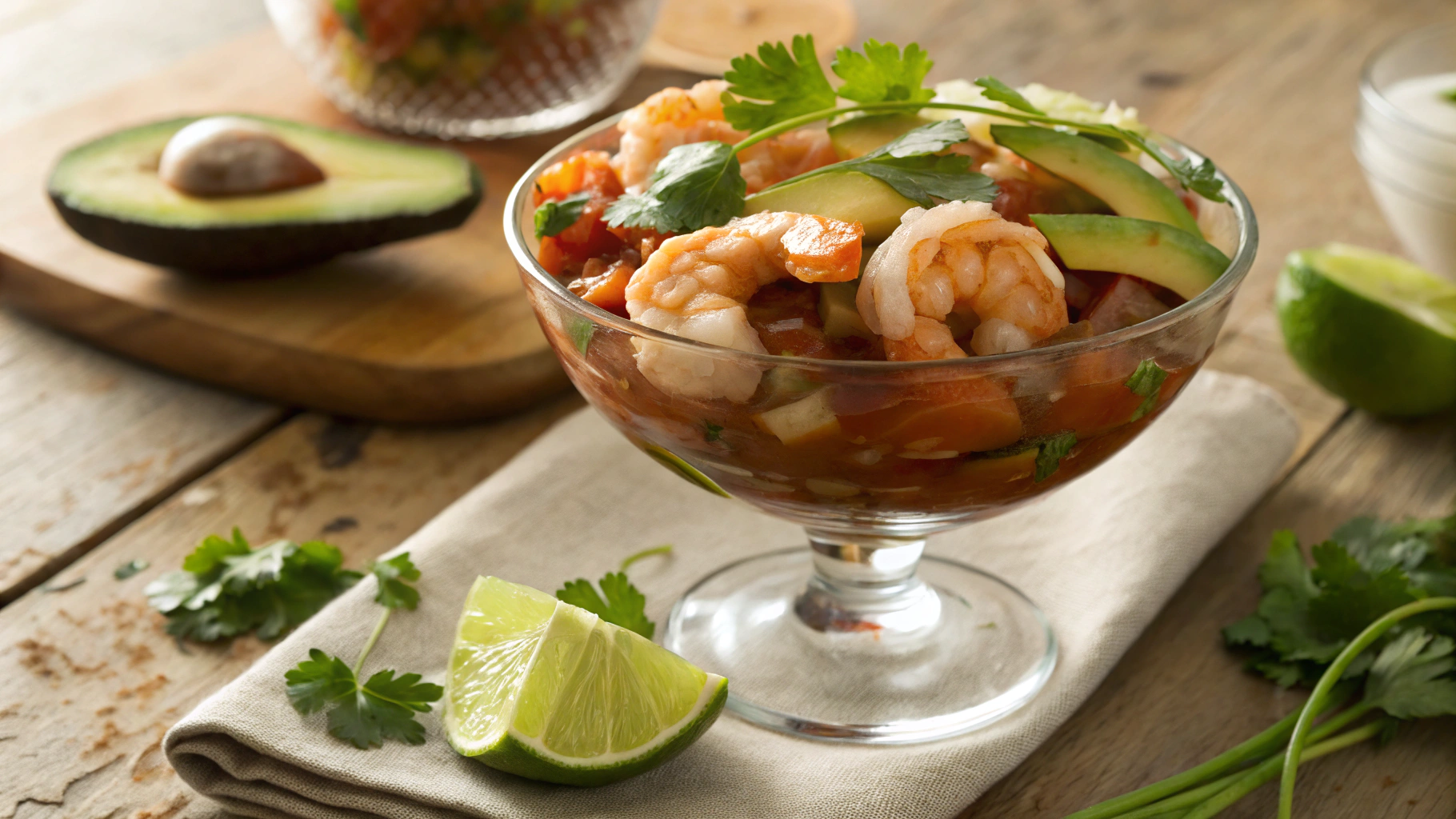 Low Carb Mexican Shrimp Cocktail