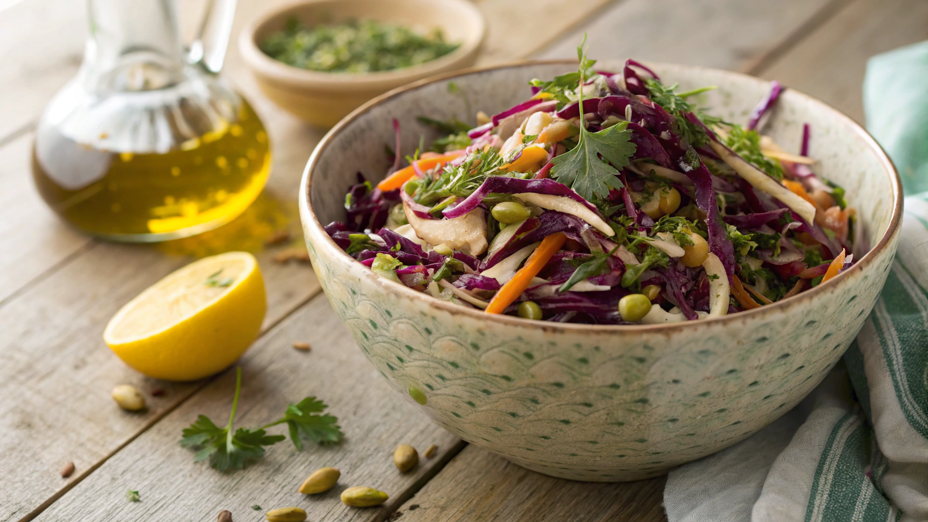 Low Carb Middle Eastern Cabbage Salad