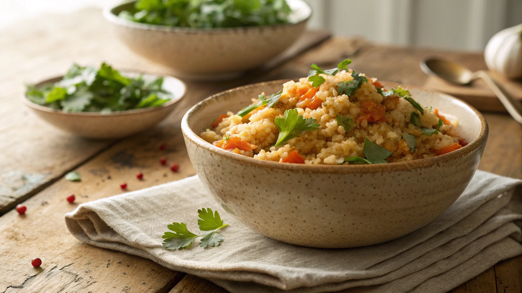 Keto Moroccan Mushroom Rice