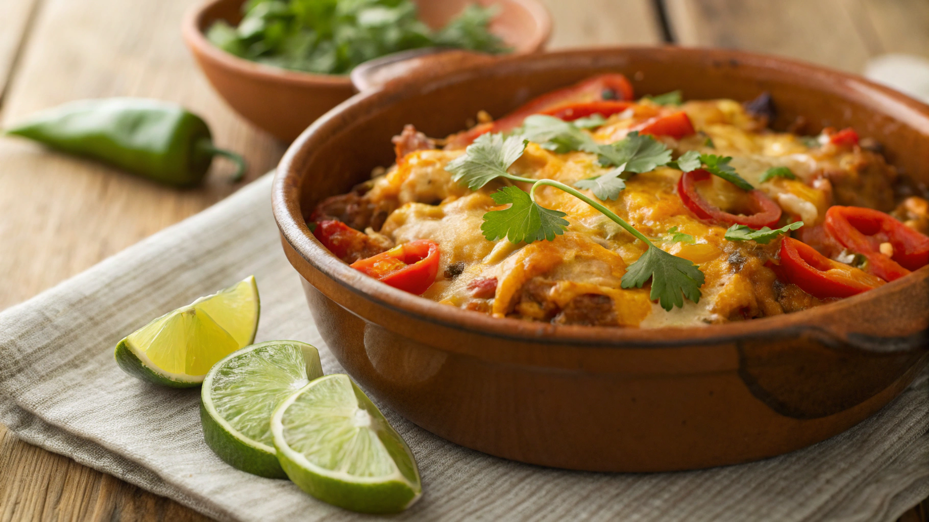Low Carb Nacho Chicken Casserole