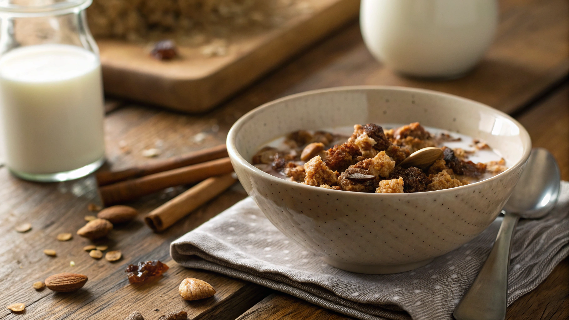 Low Carb Cinnamon Crunch Cereal