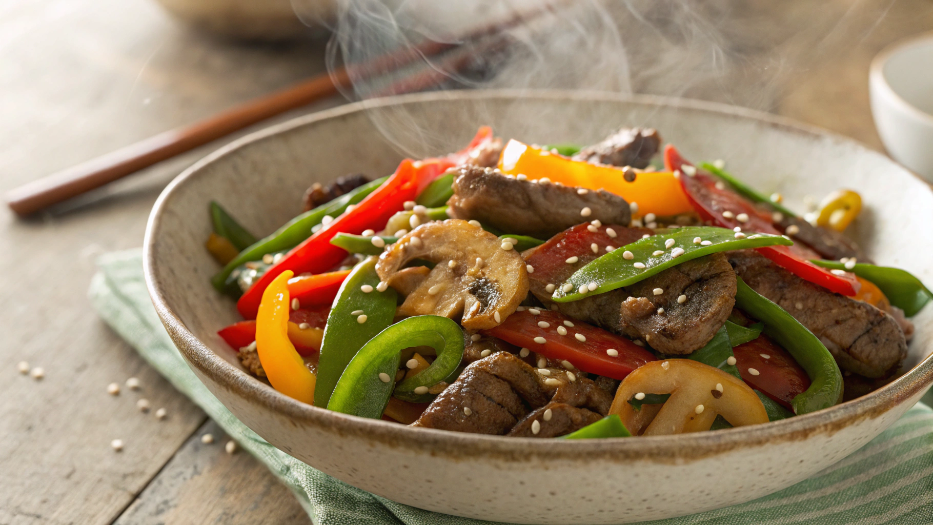 Low Carb Paleo Steak Stir Fry