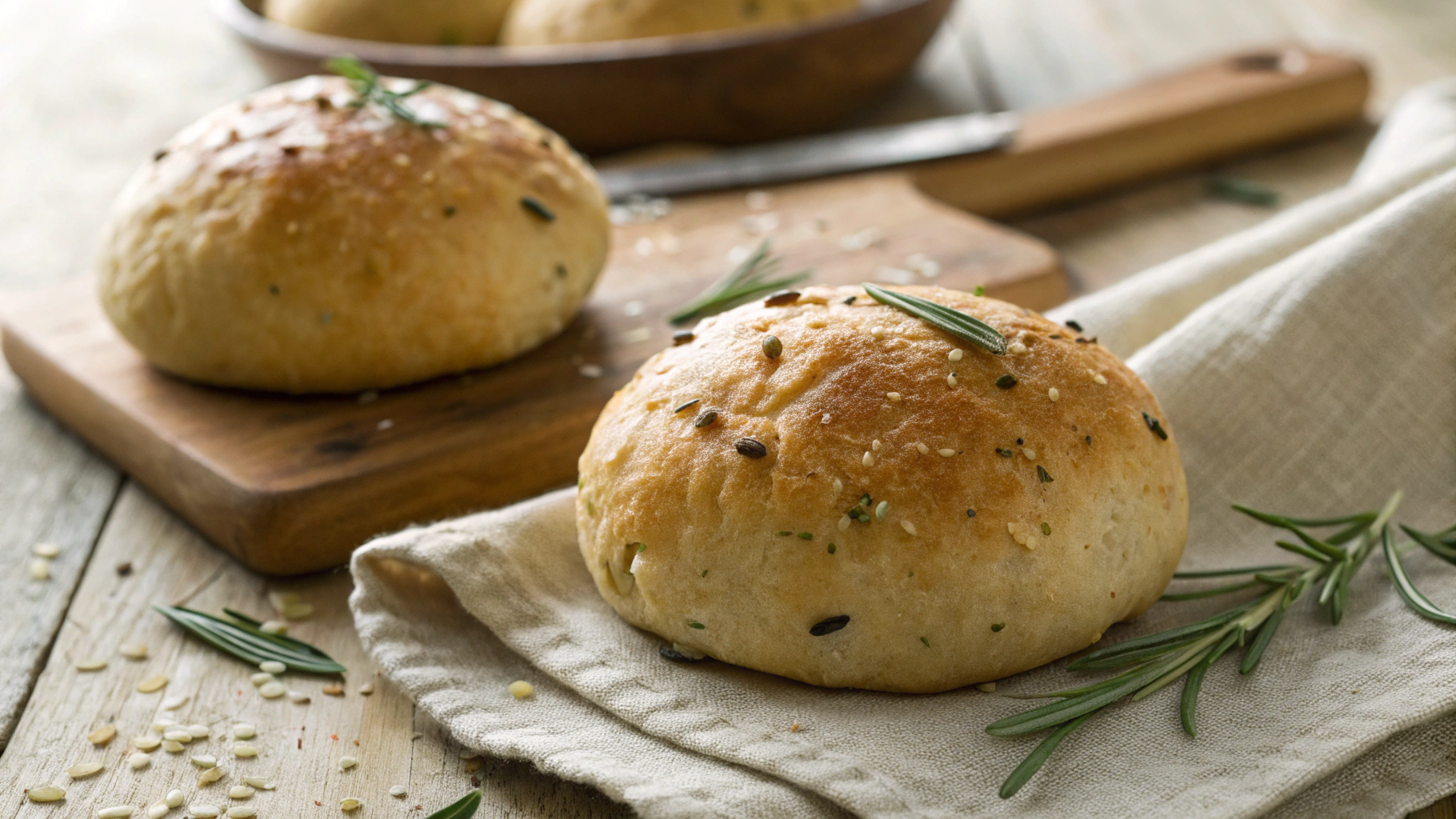 Low Carb Parmesan And Olive Bread Rolls