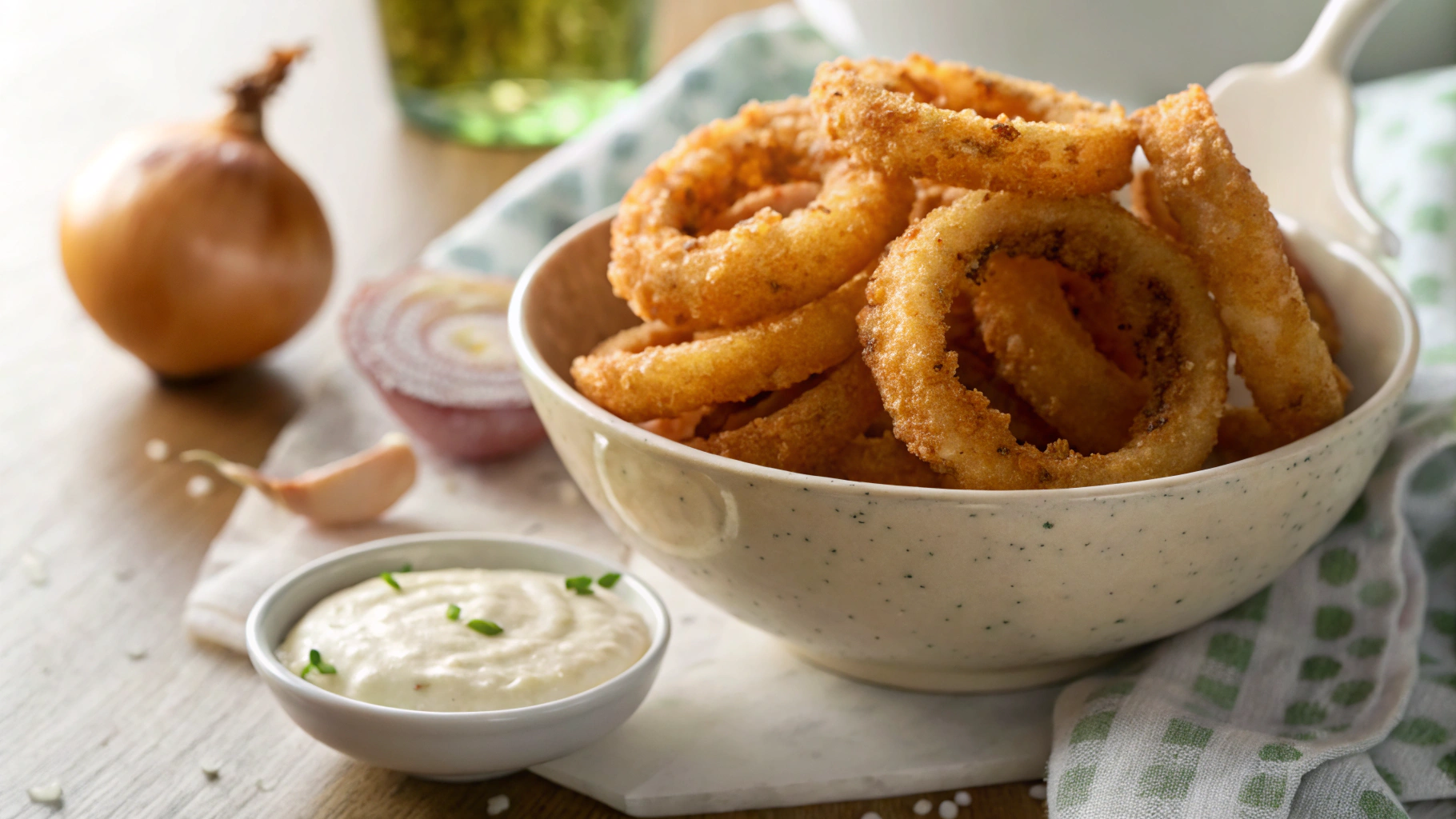 Keto Pork Rind Onion Rings