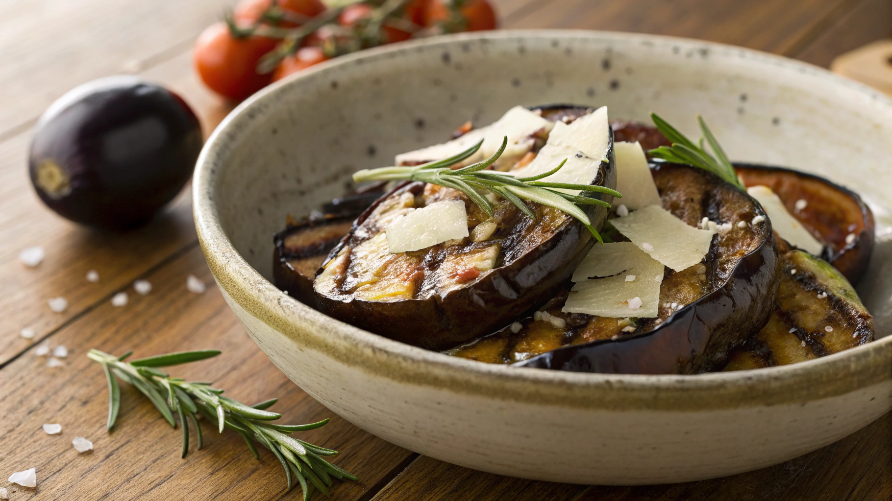 Low Carb Roasted Eggplant