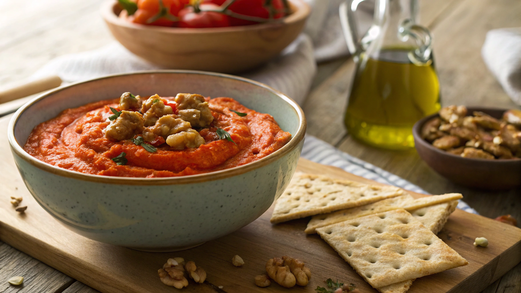 Low Carb Roasted Red Pepper Dip