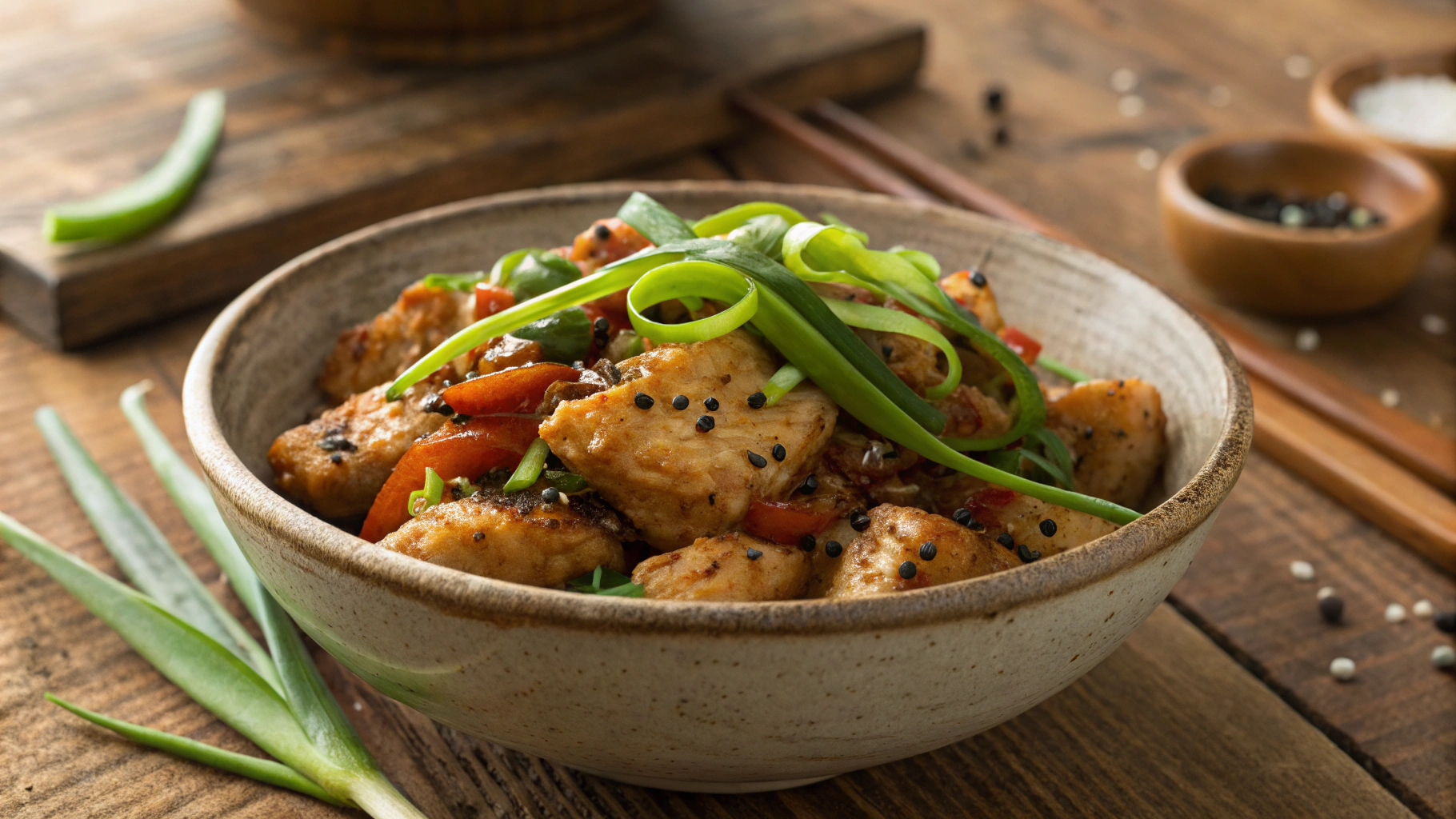 Low Carb Salt and Pepper Chicken