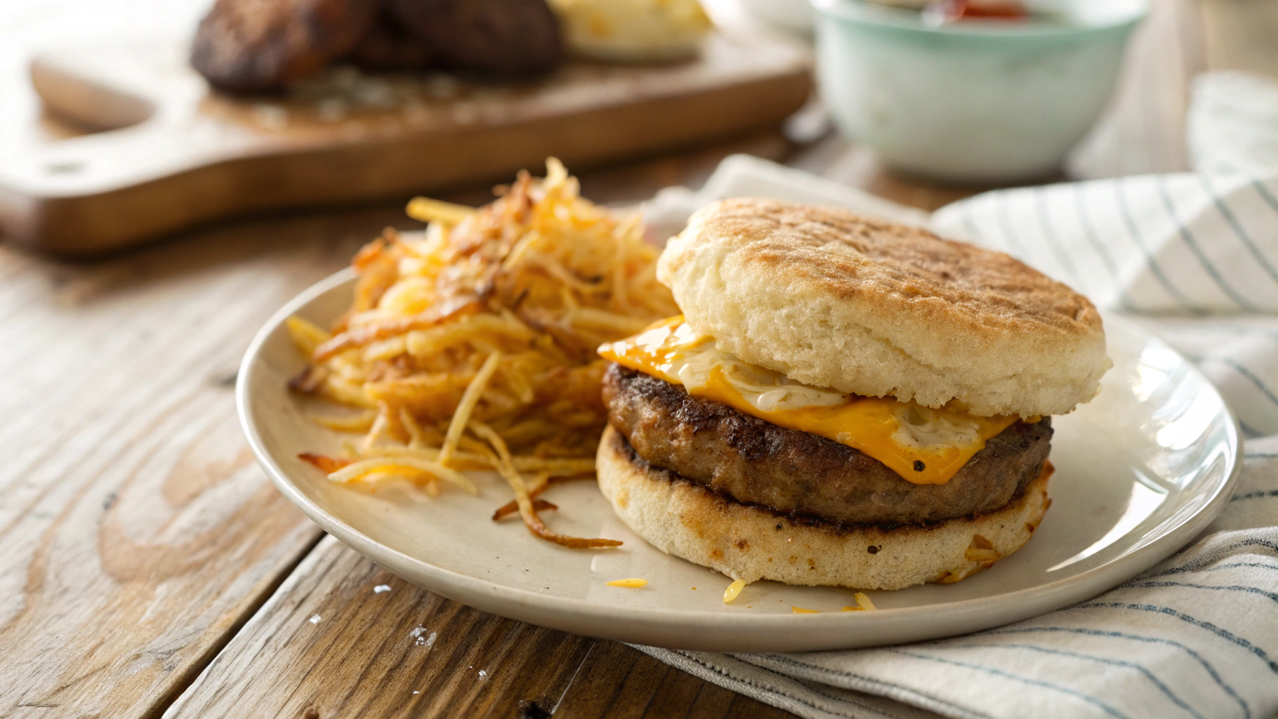 Low Carb Sausage Muffin Brunch