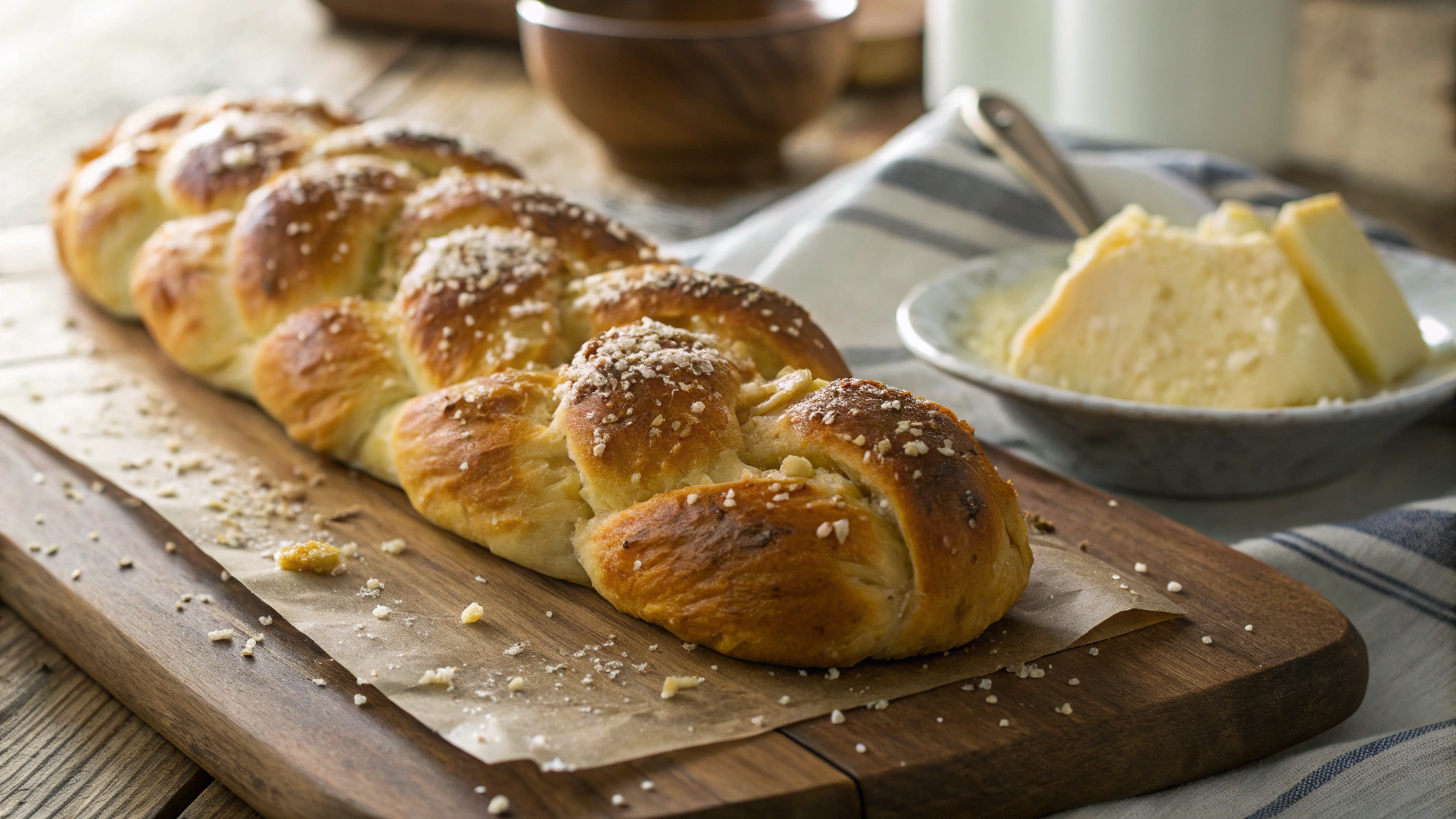 Low Carb Savory Butter Braids