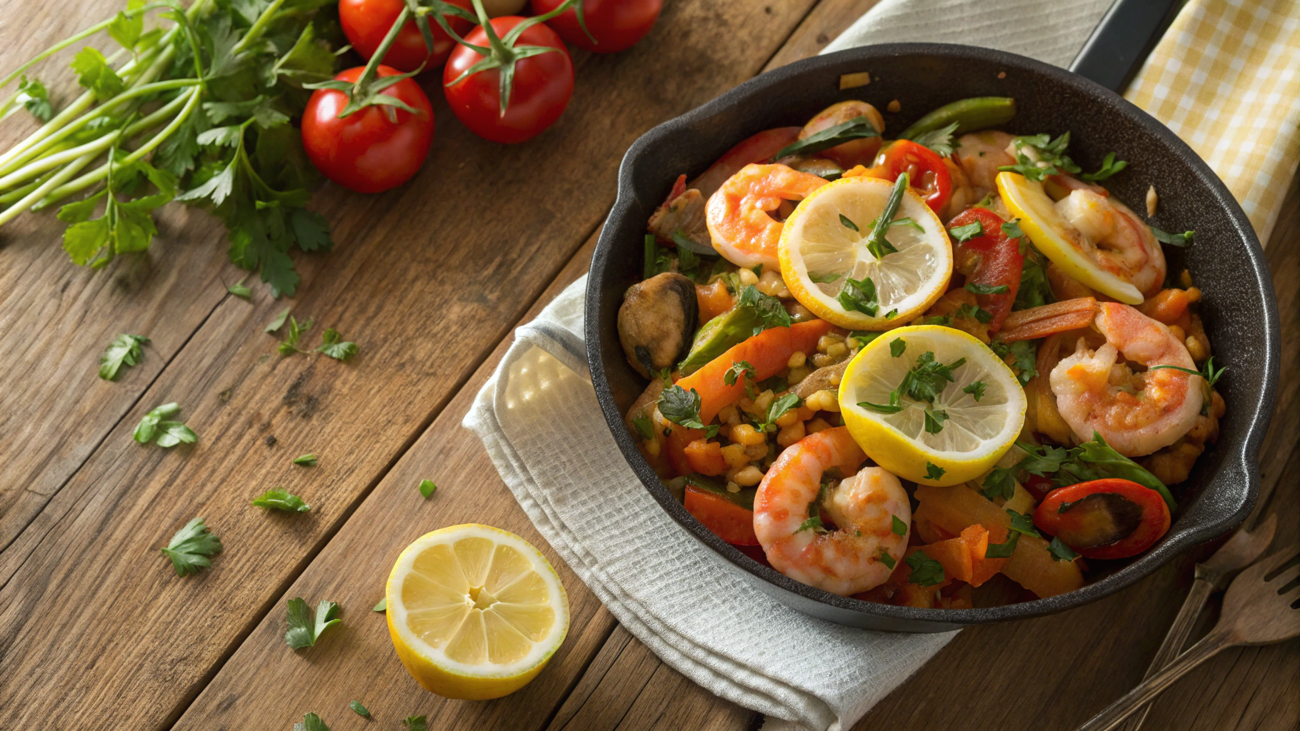 Low Carb Seafood Butternut Squash Hash