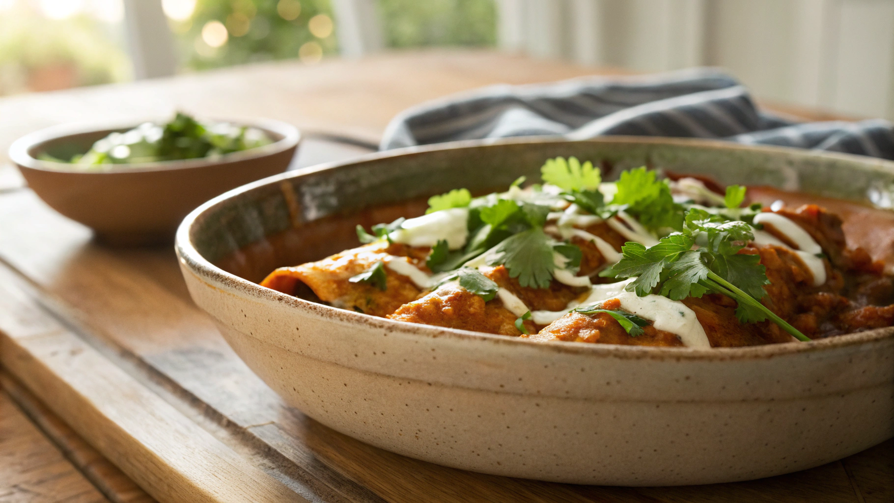 Low Carb Shredded Beef Enchiladas Rojas