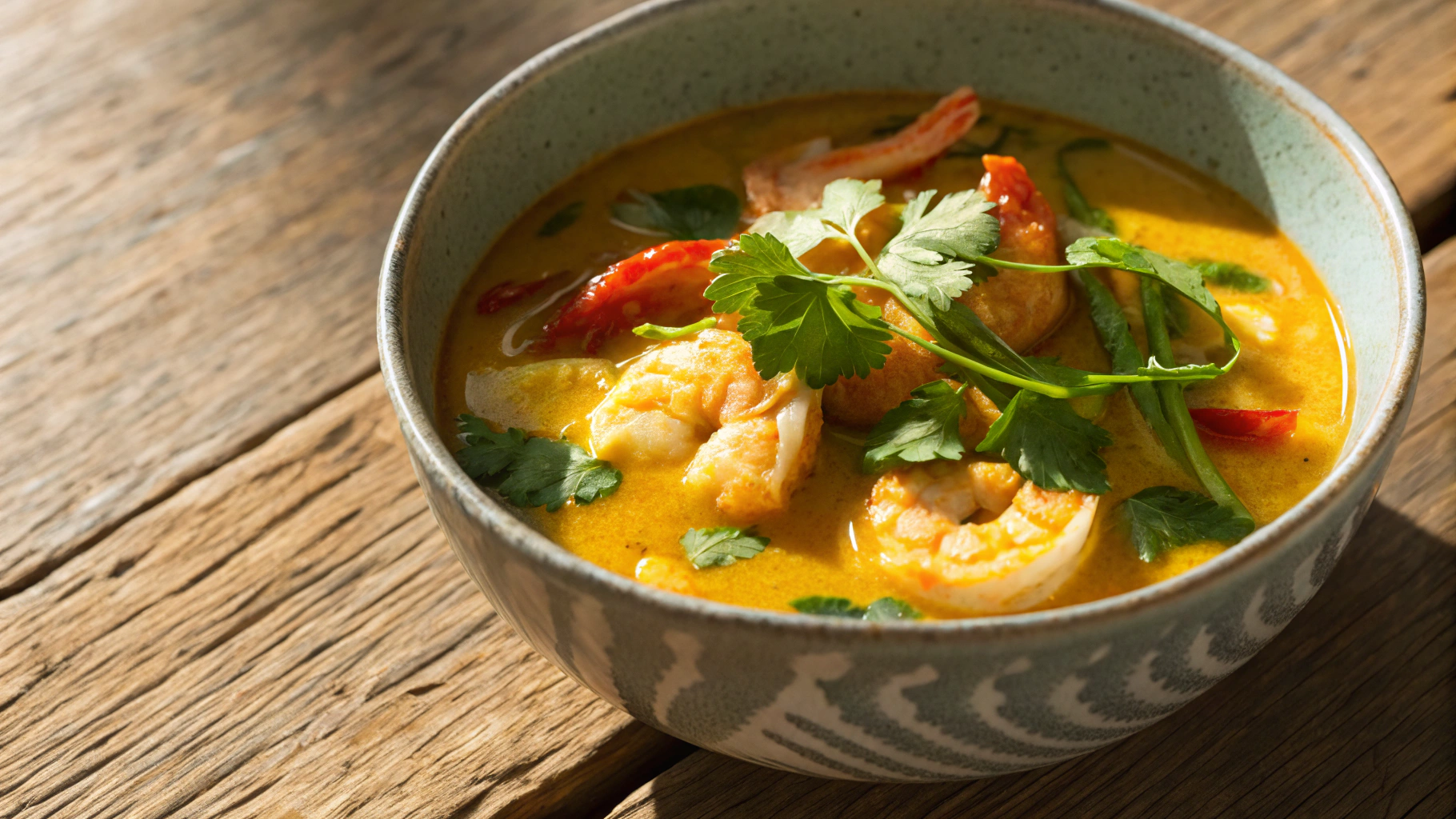 Keto Shrimp Curry Soup