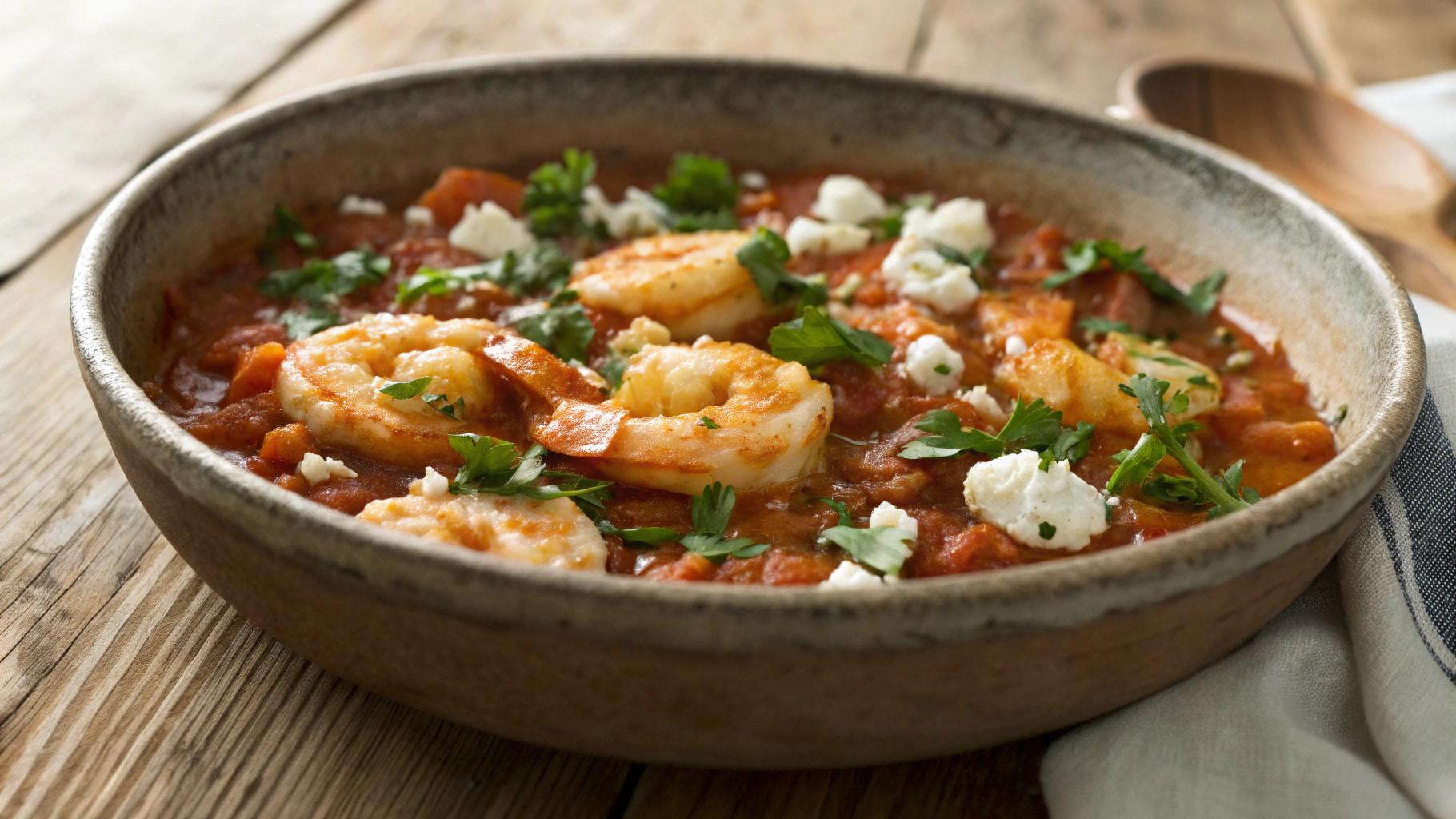 Keto Shrimp Shakshuka