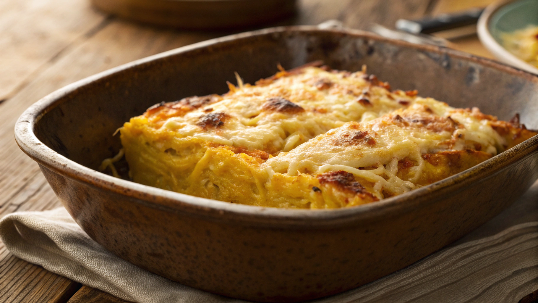 Low Carb Spaghetti Squash Egg Casserole