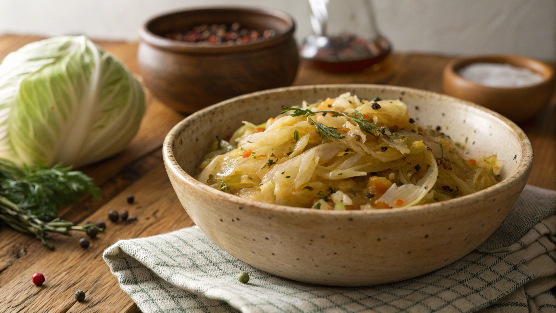Low Carb Spiced Braised Cabbage