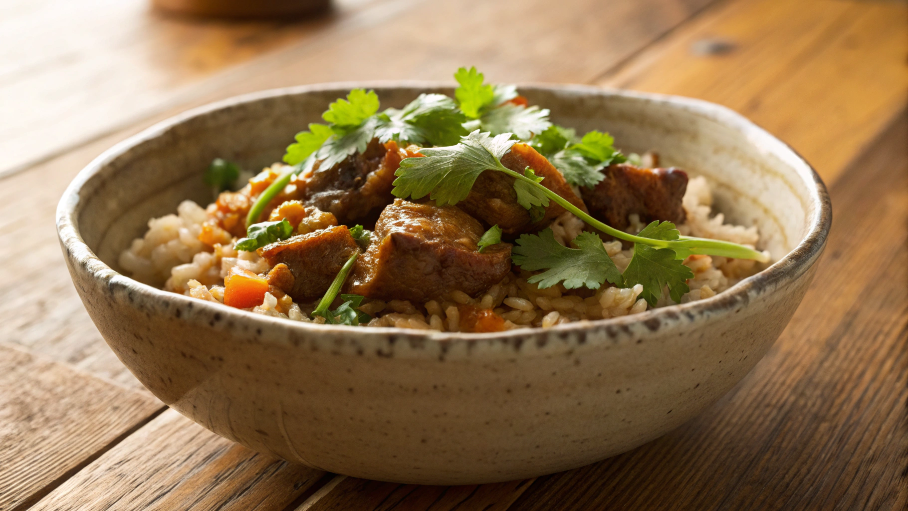 Low Carb Spicy Pork And Rice With Cheese