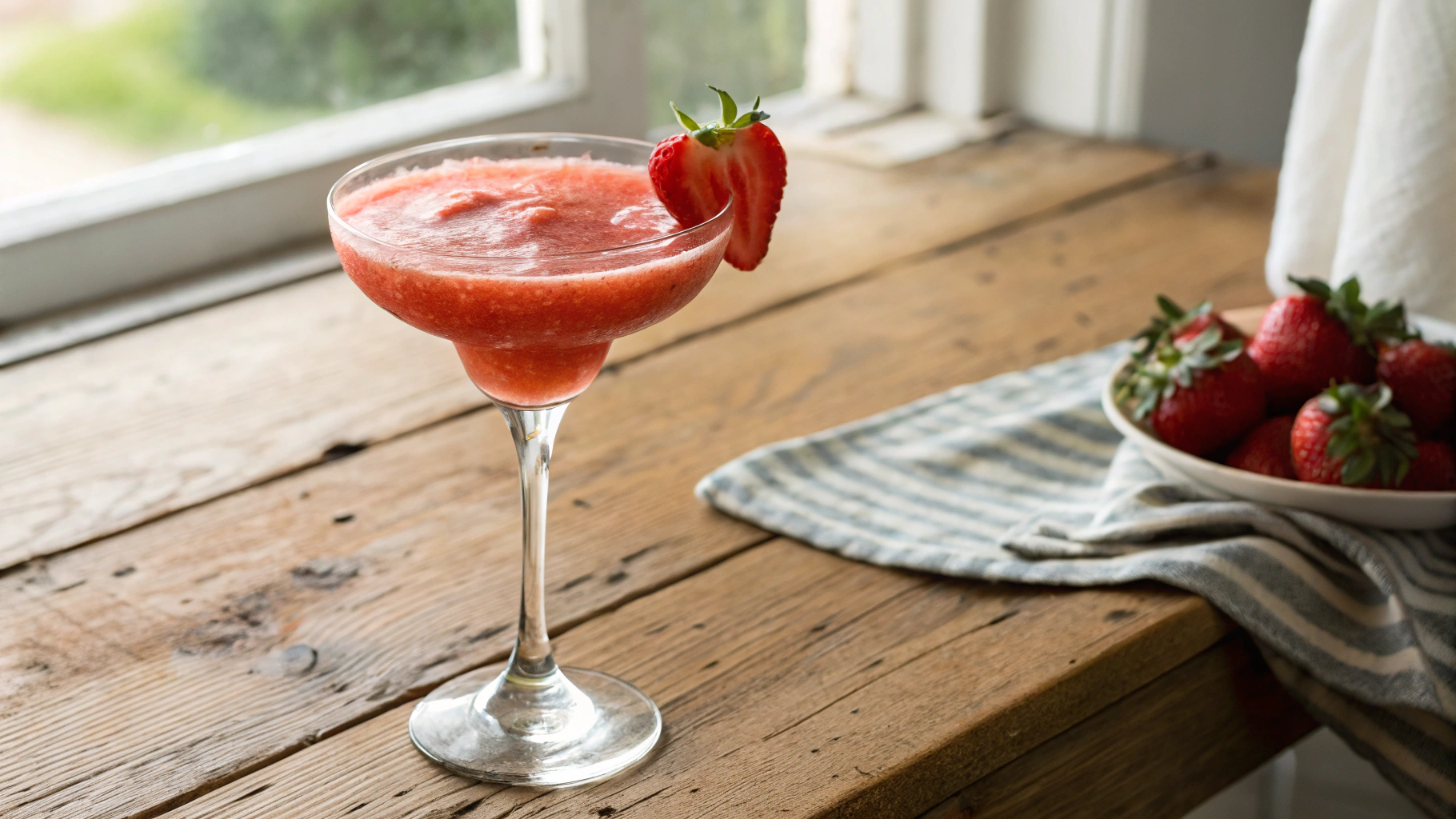 Low Carb Strawberry Daiquiri