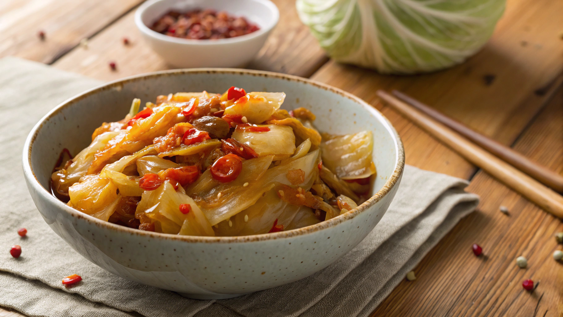 Low Carb Sweet And Sour Cabbage
