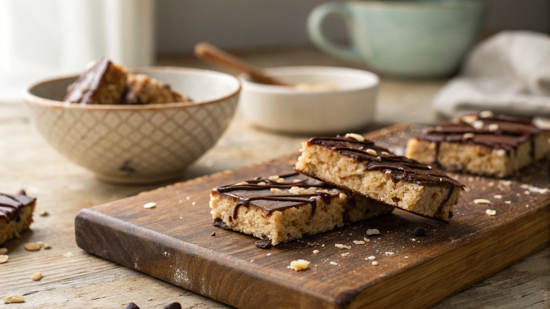 Keto Tahini Crunch Bars