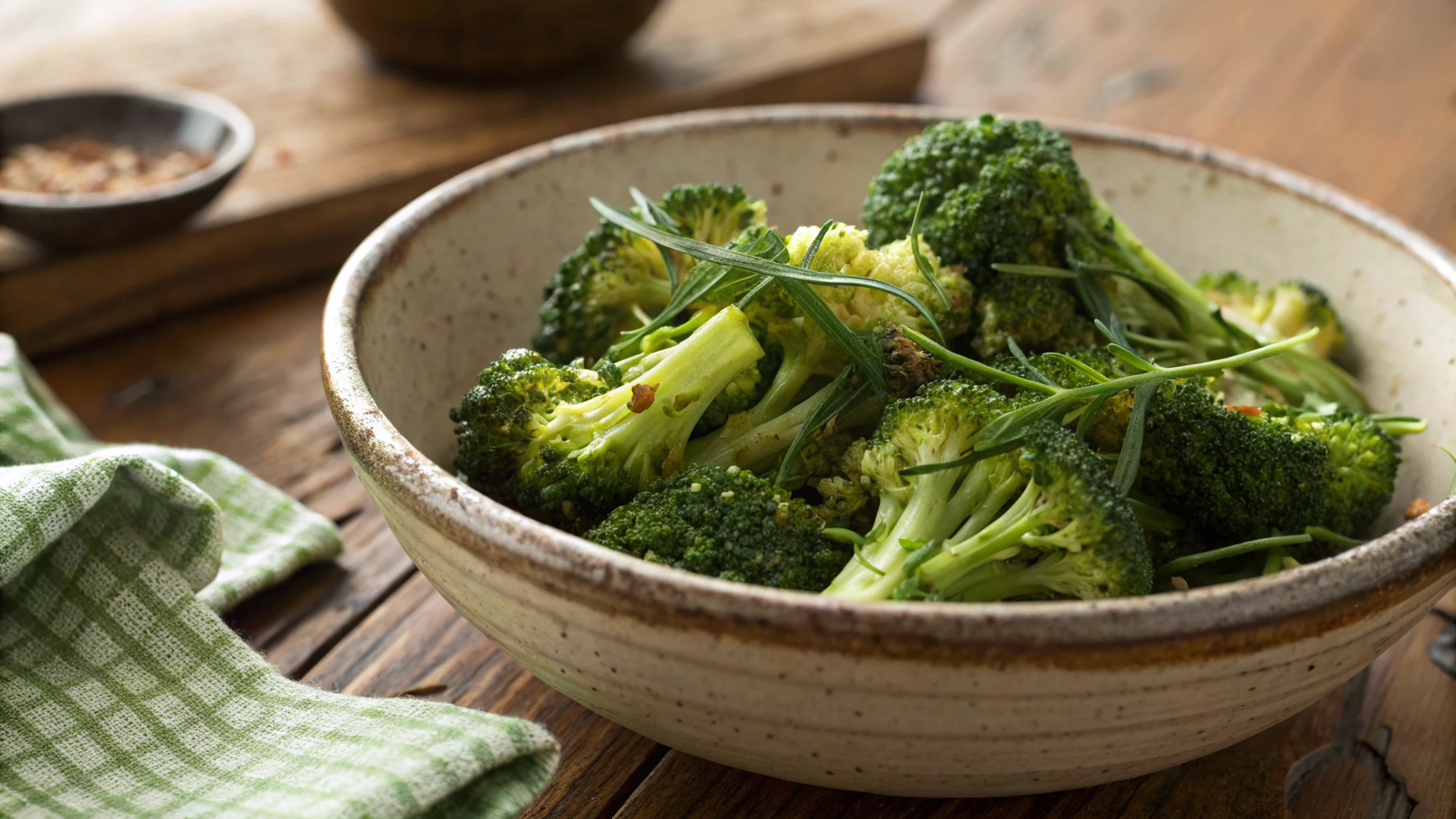 Low Carb Tarragon Mustard Broccoli