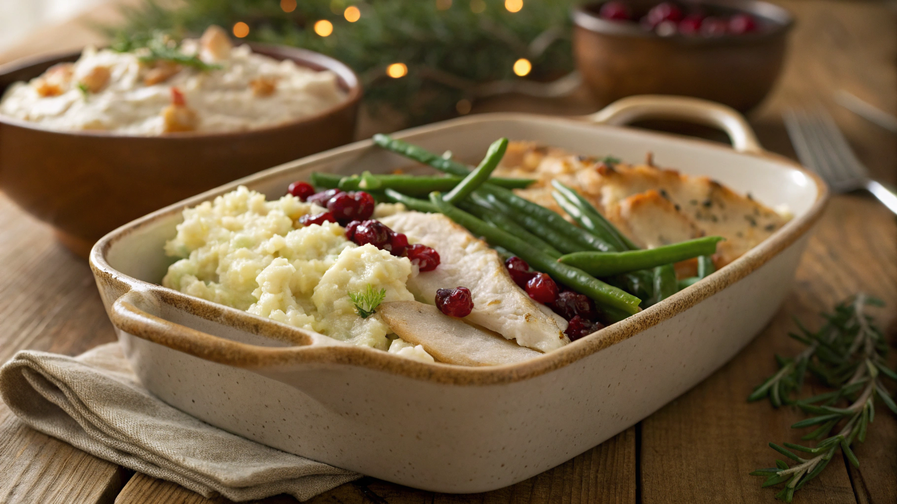 Low Carb Thanksgiving Dinner Casserole