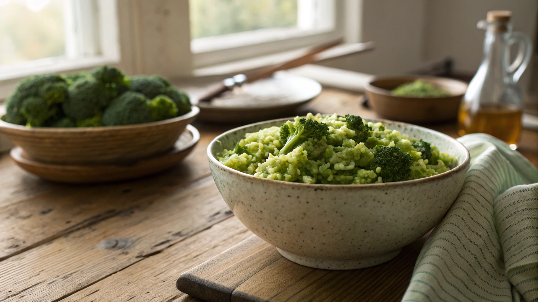 Keto Toasted Spiced Broccoli Rice