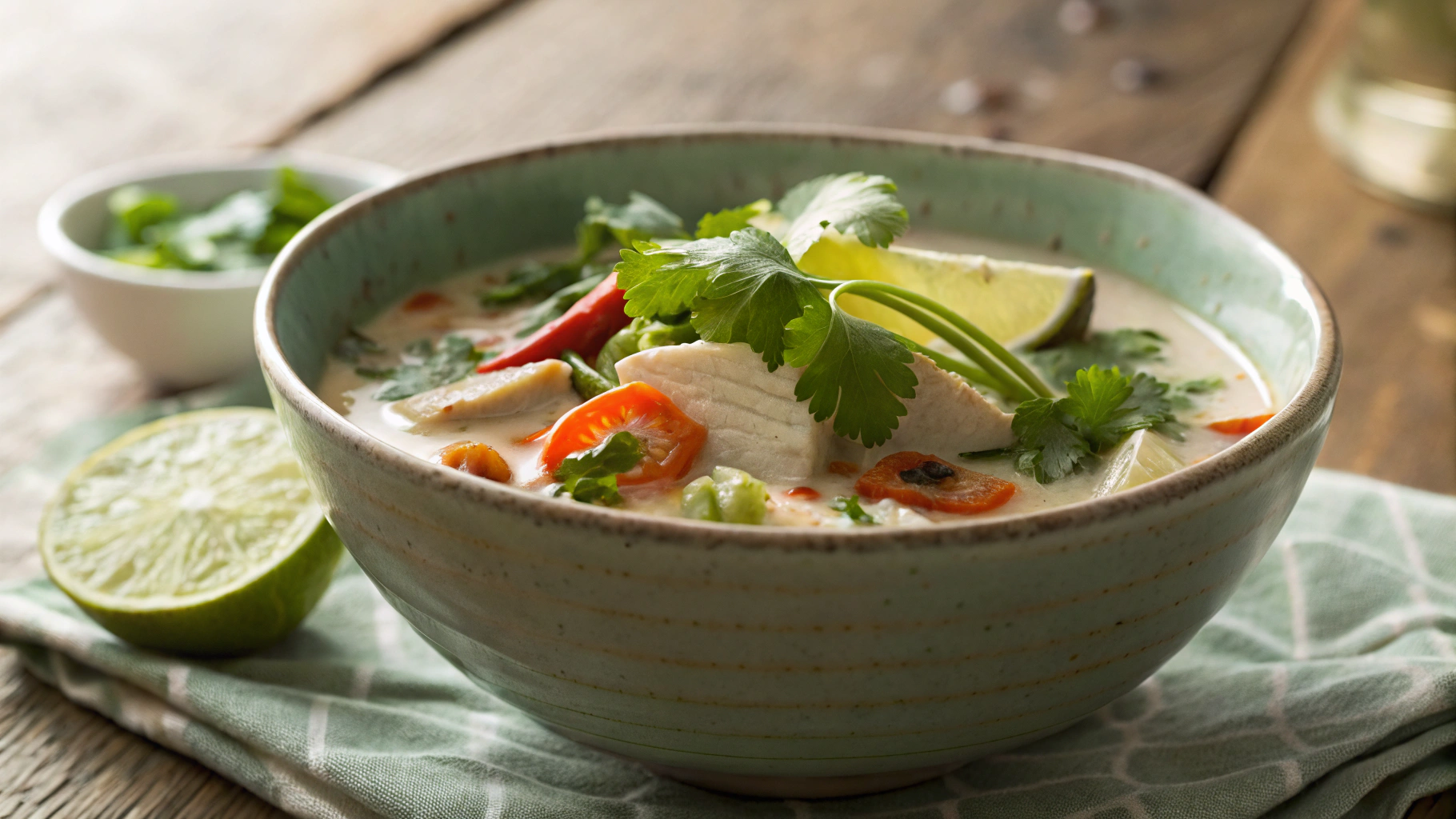 Low Carb Tom Kha Gai