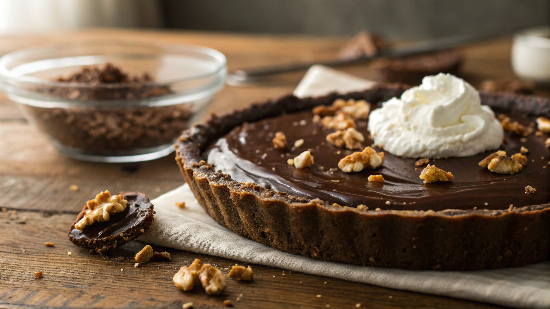 Low Carb Triple Layer Mud Pie