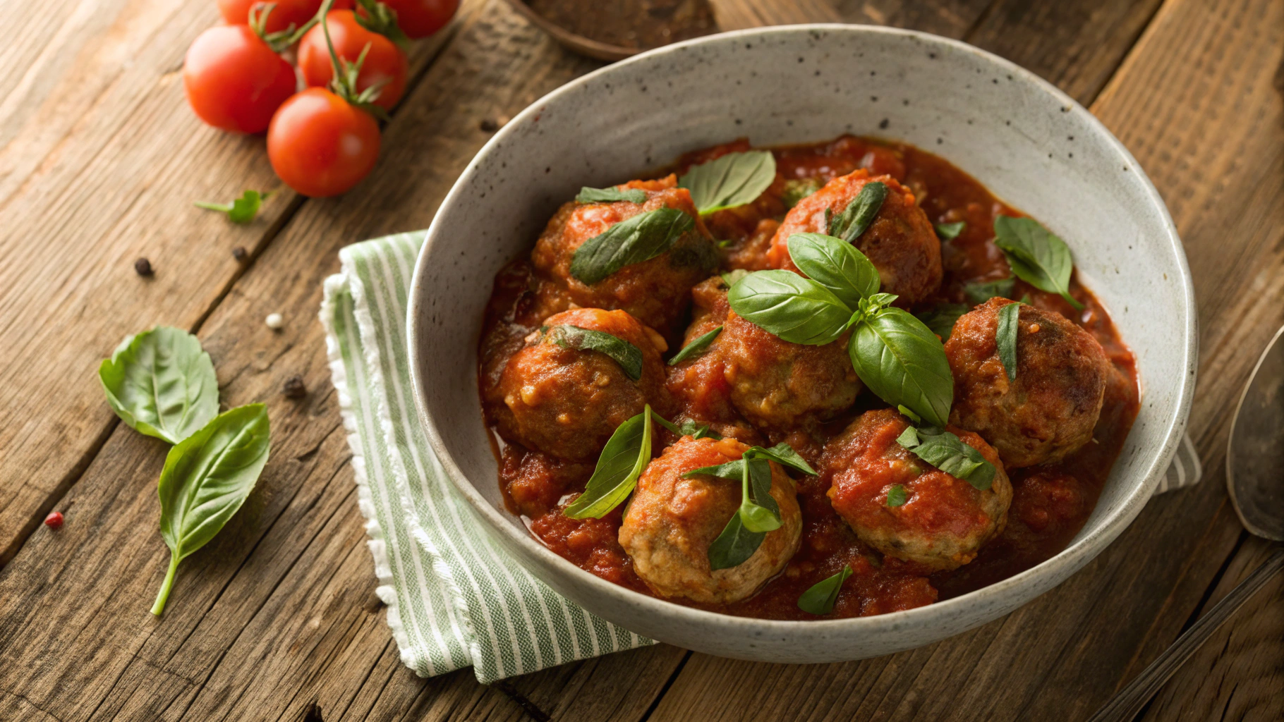 Low Carb Turkey And Bacon Meatballs