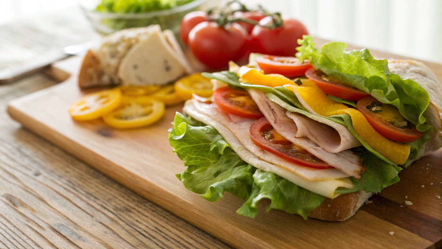 Low Carb Turkey Sub Rollups