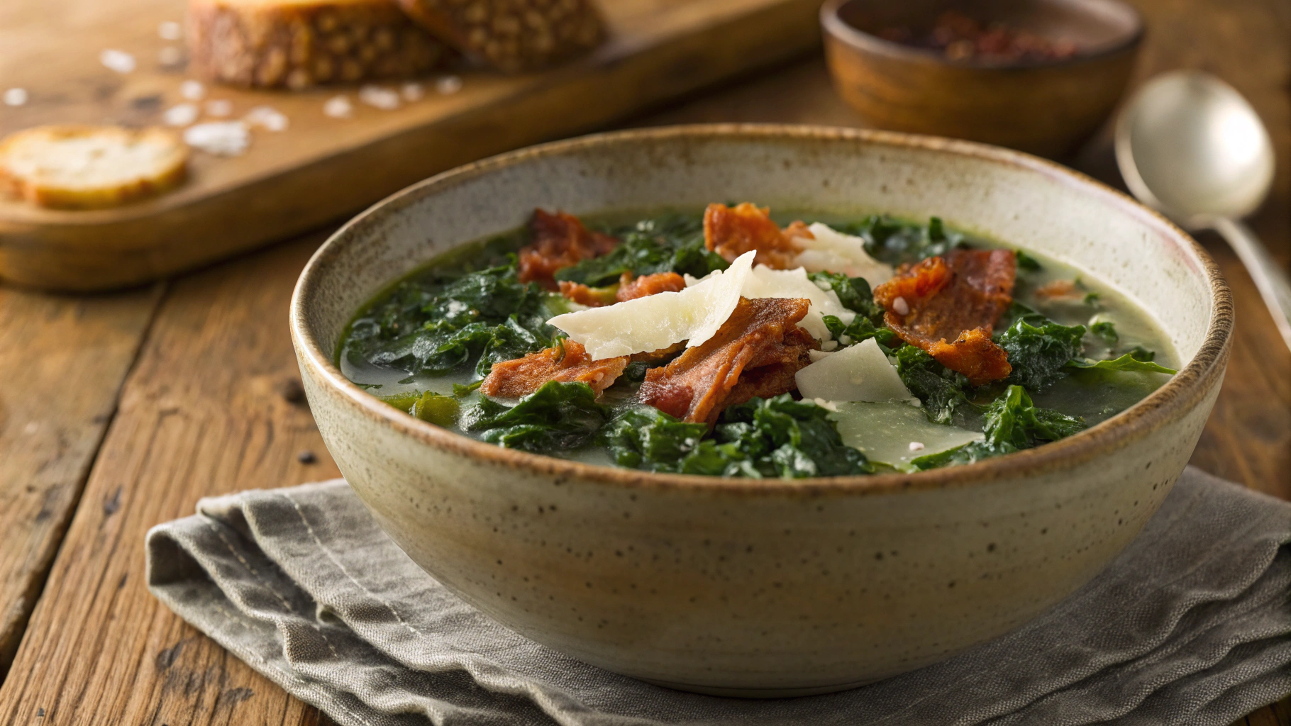 Low Carb Tuscan Kale Soup