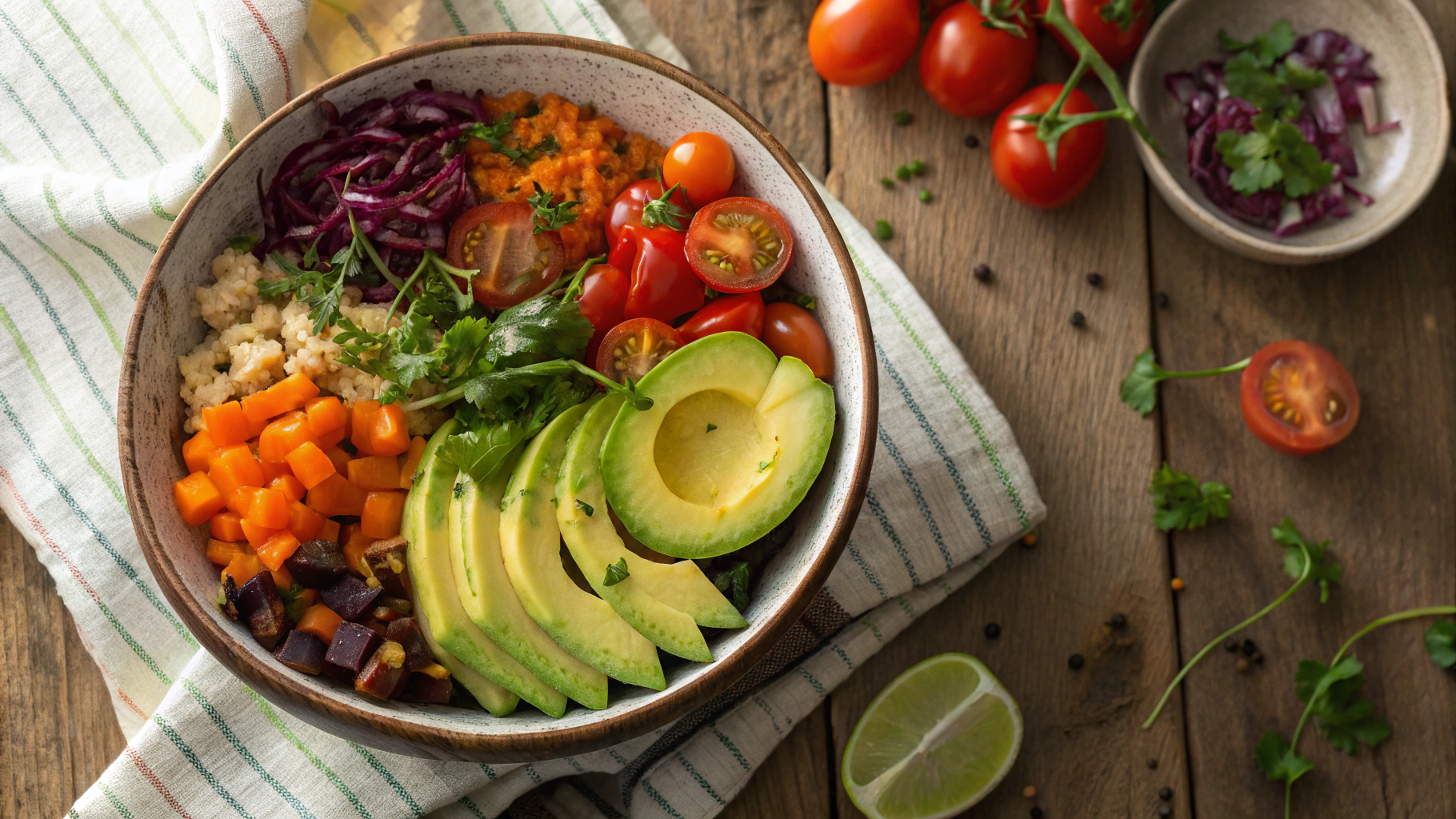 Low Carb Vegan Burrito Bowl
