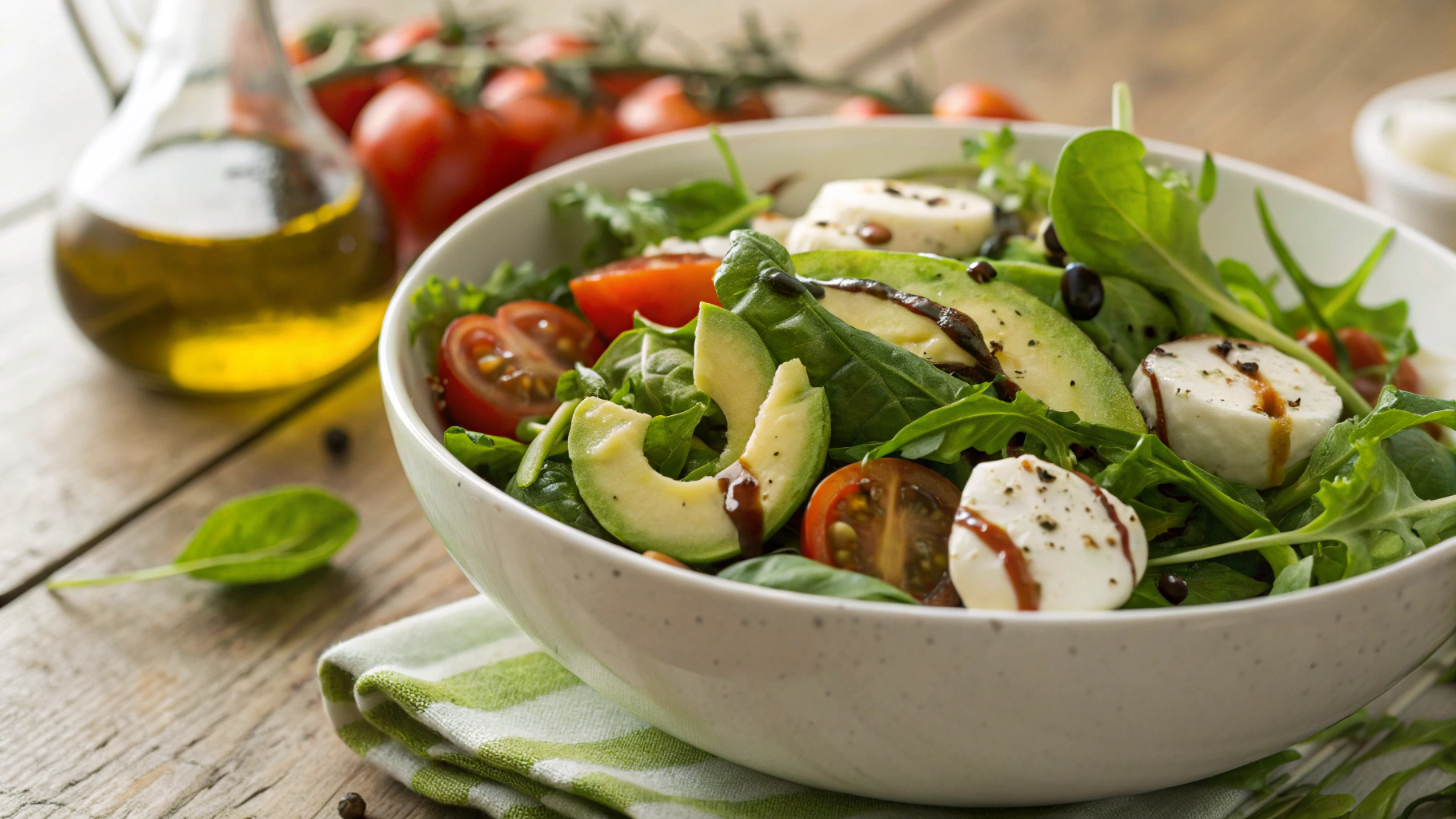 Low Carb Vegan Caprese Salad