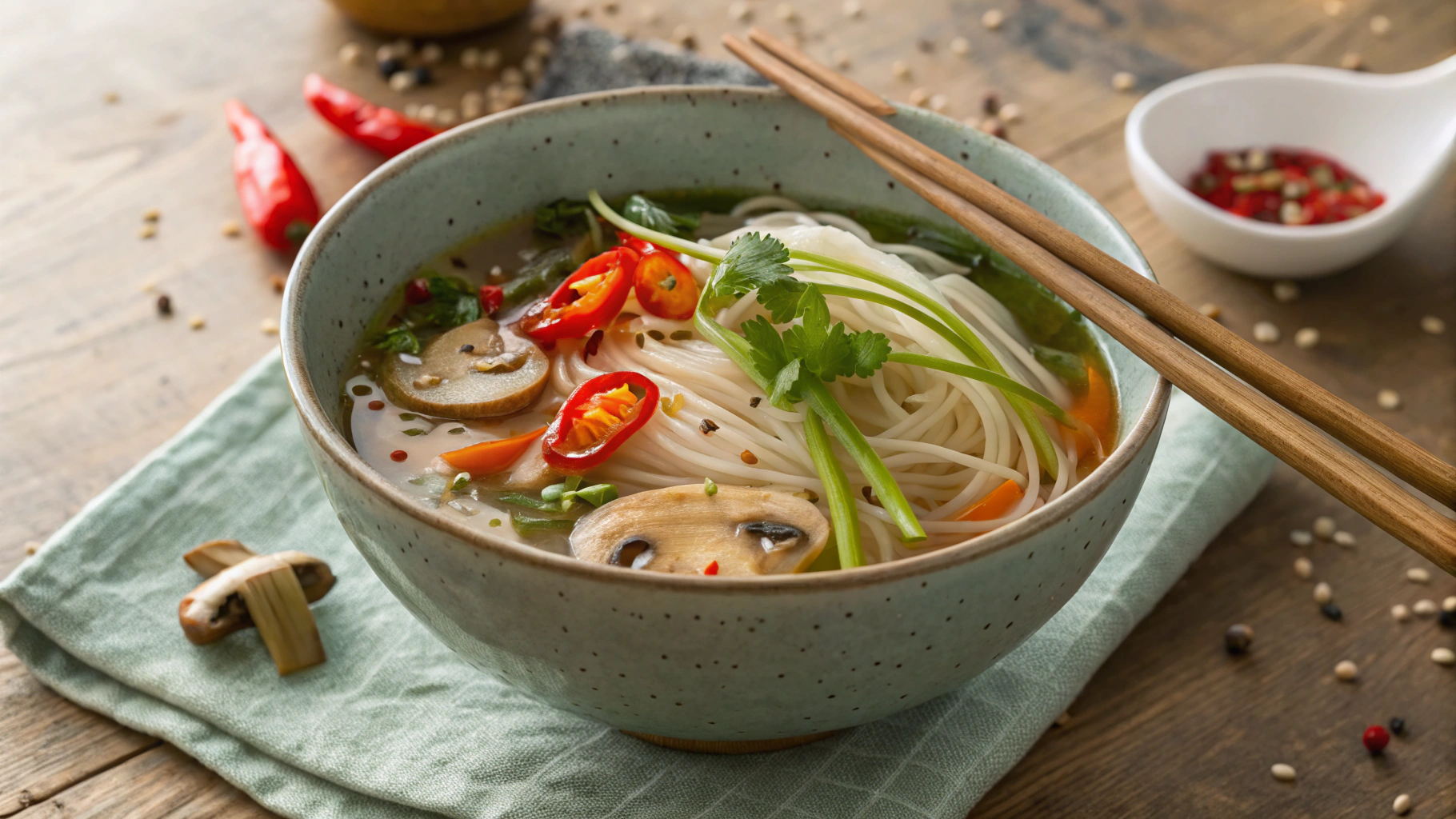 Low Carb Vegan Mushroom Ramen
