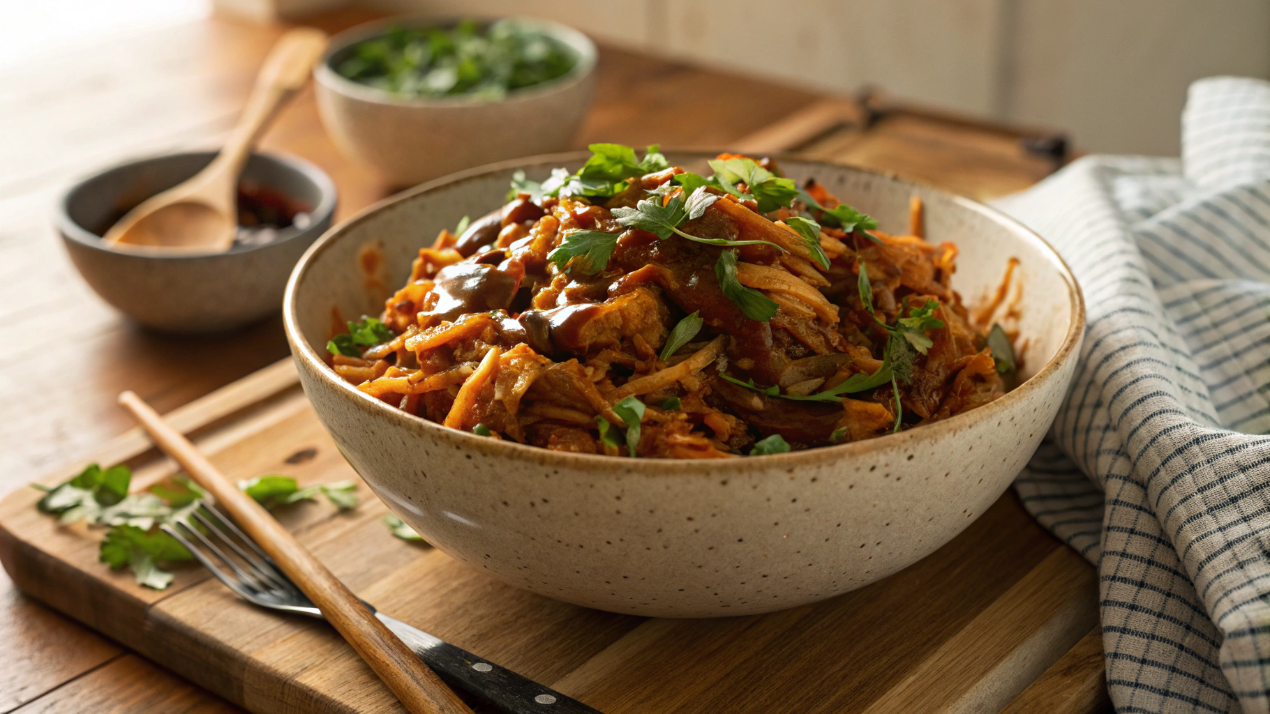 Low Carb Vegan Pulled Jackfruit